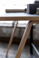 Billede af Bent Hansen Hemingway Skrivebord H: 73,5 cm - Eg/Grøn