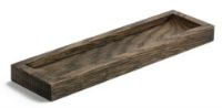 Billede af The Oak Men Notice Shelf Large B: 25 cm - Dark Oak OUTLET