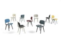 Billede af HAY Revolt Spisebordsstol SH: 46,5 cm - Black Powder Coated Steel/Petrol Green