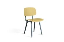 Billede af HAY Revolt Spisebordsstol SH: 46,5 cm - Ocean Powder Coated Steel/Biscotti 