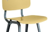 Billede af HAY Revolt Spisebordsstol SH: 46,5 cm - Ocean Powder Coated Steel/Biscotti 