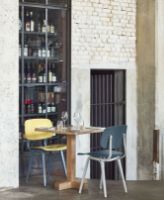 Billede af HAY Revolt Spisebordsstol SH: 46,5 cm - Ocean Powder Coated Steel/Biscotti 