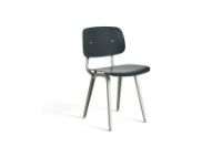 Billede af HAY Revolt Spisebordsstol SH: 46,5 cm - Beige Powder Coated Steel/Granite Grey