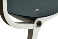 Billede af HAY Revolt Spisebordsstol SH: 46,5 cm - Beige Powder Coated Steel/Granite Grey