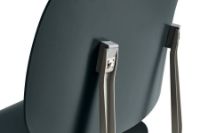 Billede af HAY Revolt Spisebordsstol SH: 46,5 cm - Beige Powder Coated Steel/Granite Grey