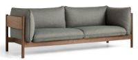 Billede af HAY Arbour 3 Seater B: 220 cm - Atlas 931 / Oiled Waxed Solid Walnut