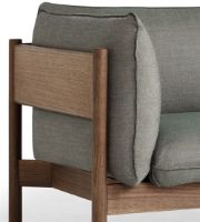 Billede af HAY Arbour 3 Seater B: 220 cm - Atlas 931 / Oiled Waxed Solid Walnut