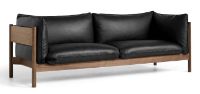 Billede af HAY Arbour 3 Seater B: 220 cm - Nevada NV0500S / Oiled Waxed Solid Walnut