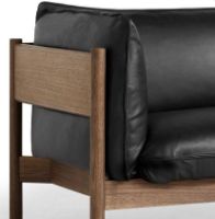 Billede af HAY Arbour 3 Seater B: 220 cm - Nevada NV0500S / Oiled Waxed Solid Walnut