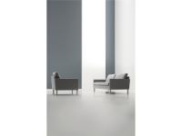 Billede af Mogens Hansen MH2615 3 pers. sofa L: 210 cm - Capture 4102/Børstet Stål