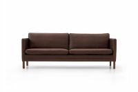 Billede af Mogens Hansen MH2614 3 pers. sofa L: 210 cm - Frej 16 Læder/Valnød