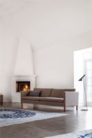 Billede af Mogens Hansen MH2614 3 pers. sofa L: 210 cm - Frej 16 Læder/Valnød