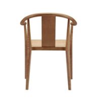 Billede af NORR11 Shanghai Spisebordsstol SH: 45 cm - Light Smoked Ash / Natural French Rattan OUTLET