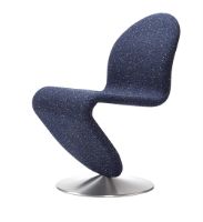 Billede af Verpan System 1-2-3 Dining Chair Standard SH: 47 cm - Pilot 792/Aluminium