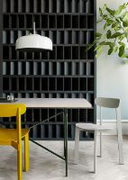 Billede af Please Wait To Be Seated Podgy Pendant Ø: 42 cm - Ash Grey/Tumeric Yellow