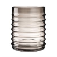Billede af Louise Roe Willy Glass Vase Ø: 21 cm - Smoke