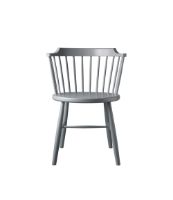 Billede af FDB Møbler J18 Spisebordsstol SH: 45 cm - Lysegrå OUTLET