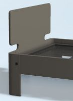 Billede af Auping Auronde Sengegavl Lav 80 cm - Warm Grey (+3395)