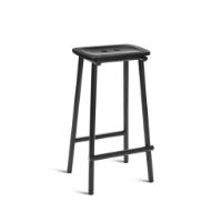 Billede af Please Wait to be Seated Tubby Tube Bar Stool H: 73 cm - Black/Black 