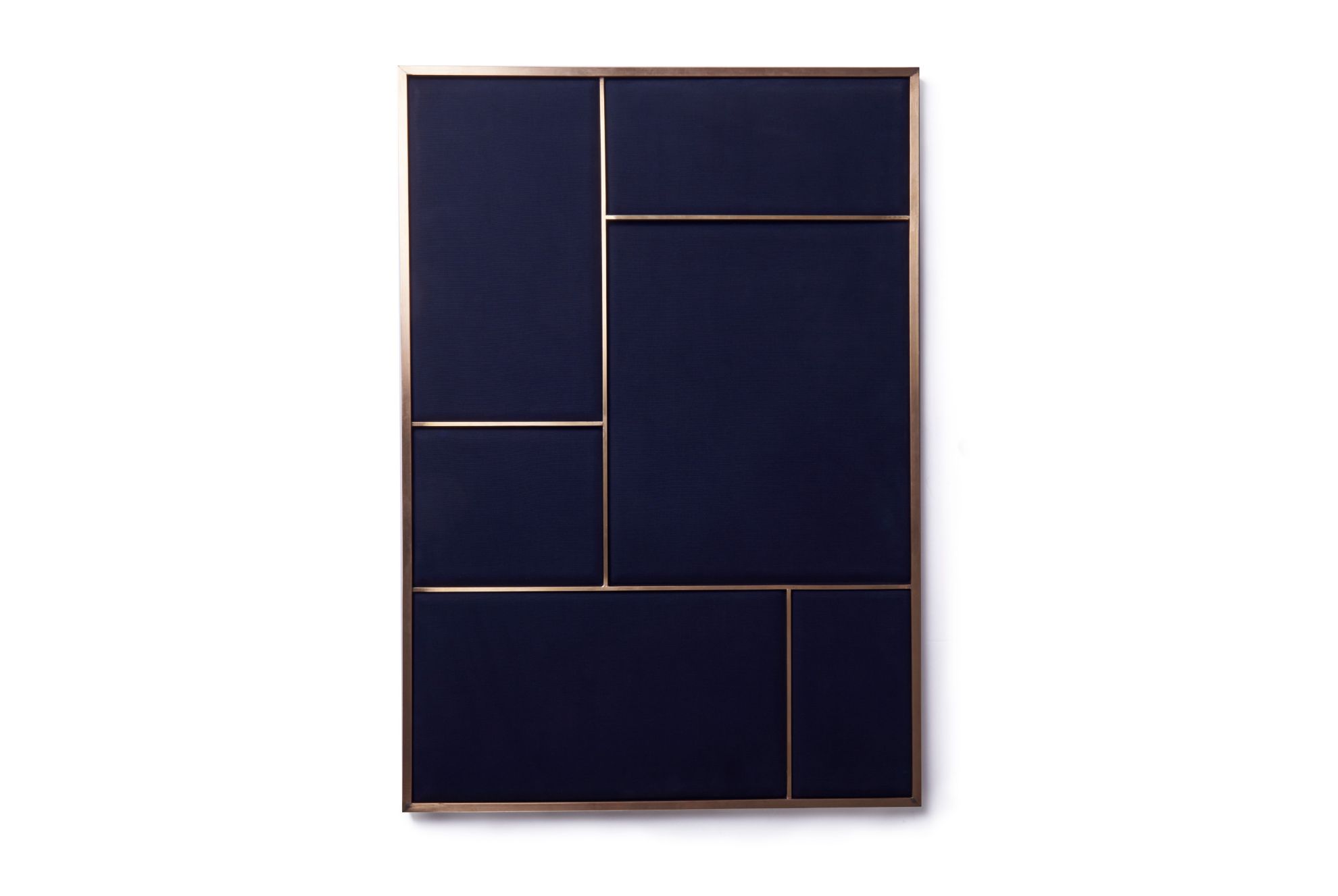 Billede af Please Wait To Be Seated Nouveau Pin H: 89 cm - Navy Blue/Brass