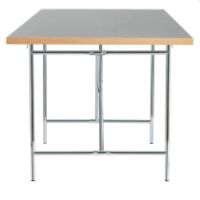 Billede af Please Wait To Be Seated Eiermann Dining H: 66 cm - Chrome/Grey  