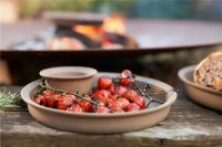 Billede af FDB Møbler V27 Grethe Meyer Ildpot XL keramik fad dyb Ø: 33 cm - Brun