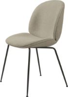 Billede af GUBI Beetle Dining Chair Fully Upholstered Light Bouclé SH: 45 - Black/008
