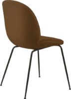Billede af GUBI Beetle Dining Chair Fully Upholstered Light Bouclé SH: 45 - Black/006