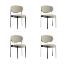 Billede af Verpan Series 430 Chair SH: 47 cm - Hallingdal 227/Black 4 FOR 3 KAMPAGNETILBUD