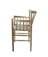 Billede af FDB Møbler J81 Jørgen Bækmark  Armstol - Olieret Eg/Natur Flet 