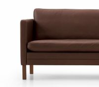 Billede af Mogens Hansen MH2614 2 pers. sofa L: 146 cm - Frej 16 Læder/Valnød