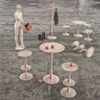 Billede af Snedkergaarden Nanna Ditzel Trisse Sofabord ND104 Ø: 68 cm - Ubehandlet Eg