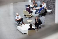 Billede af Verpan System 1-2-3 Lounge Chair Standard SH: 38 cm - Hallingdal 190/Aluminium