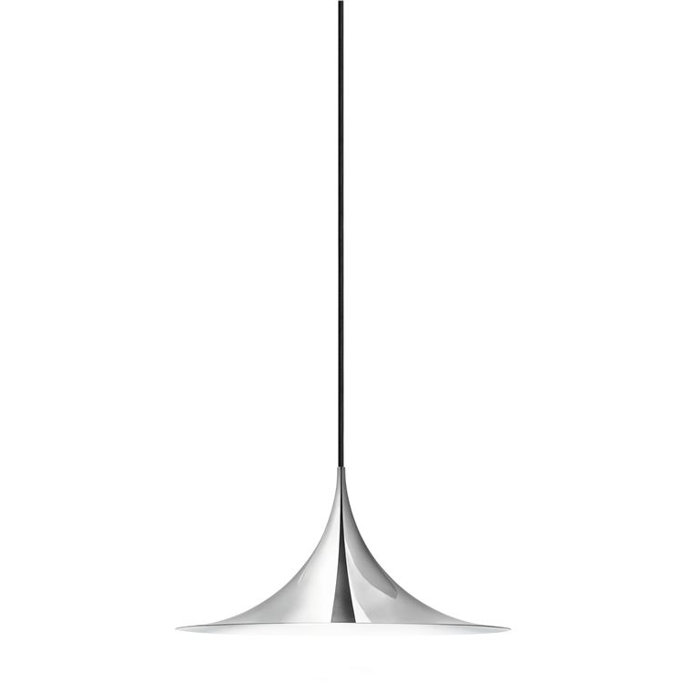 Billede af GUBI Semi Pendant Ø: 47 cm - Chrome 