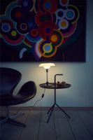 Billede af Piet Hein RA 400 Bordlampe H: 53cm - Sort/Krom