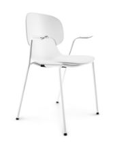 Billede af Eva Solo Combo Spisebordsstol m. Armlæn SH: 45 cm - Hvid