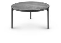Billede af Please Wait To Be Seated Savoye Sofabord Ø: 60 H: 35 cm - Sortbejdset Eg