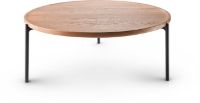 Billede af Please Wait To Be Seated Savoye Sofabord Ø:90 cm H: 35 cm - Olieret Eg