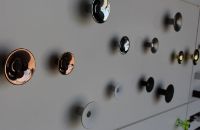 Billede af FROST LIVING LULU Knage Ø: 6cm - Sort/Stål