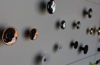 Billede af FROST LIVING LULU Knage Ø: 6cm - Kobber/Mat Sort