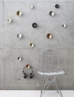 Billede af FROST LIVING LULU Knage Ø: 8cm - Poleret Guld/Mat Sort