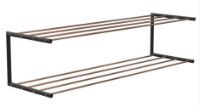 Billede af FROST NOVA Skohylde 2 L: 100cm - Kobber/Mat Sort 