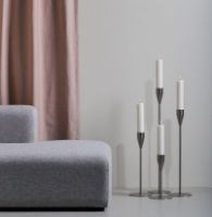 Billede af Piet Hein Saturn Lysestage Maxi H: 80,5 cm - Sølv