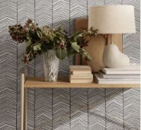 Billede af Ferm Living Punctual Wooden Shelf 40x89,6 cm - Oak/Cashmere