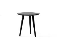 Billede af &Tradition SK13 In Between Coffee Table Ø: 48 cm - Black Lacquered Oak 
