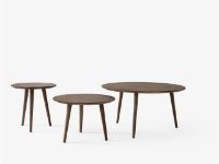 Billede af &Tradition SK13 In Between Coffee Table Ø: 48 cm - Smoked Oiled Oak