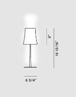 Billede af Foscarini Birdie Easy Bordlampe H: 43cm - Gul Sand