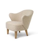 Billede af Audo Copenhagen Ingeborg Signatur Loungestol SH: 40 cm - Sacho Zero Boucle 001/Eg