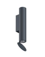Billede af FLOS Flauta H225 Spiga Væglampe H: 22,5 cm - Anodized Blue Steel OUTLET