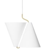 Billede af LYFA Bent Karlby MOSAIK UP/DOWN 250 Pendel B: 18 cm - Mat Hvid OUTLET